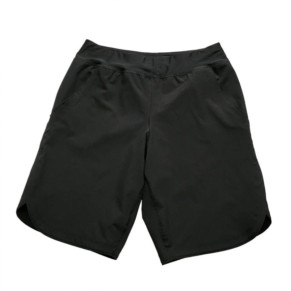 Lands' End Women's Bermuda Athletic Shorts Black Size 10